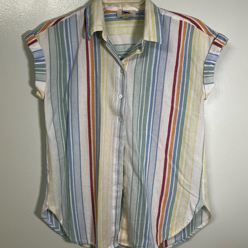 LOFT – XSP short sleeve button-down shirt
